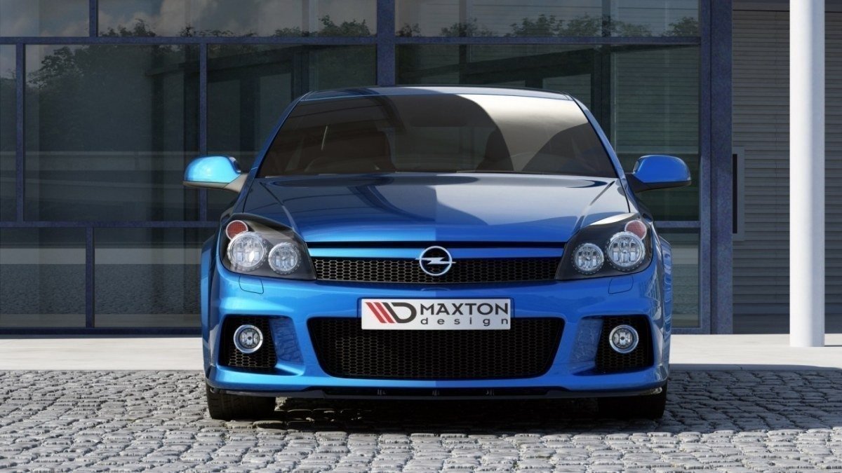 Front Ansatz für OPEL ASTRA H OPC / VXR Nurburg schwarz Hochglanz