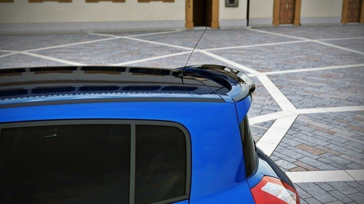 Spoiler CAP für RENAULT MEGANE II RS R26 schwarz Hochglanz