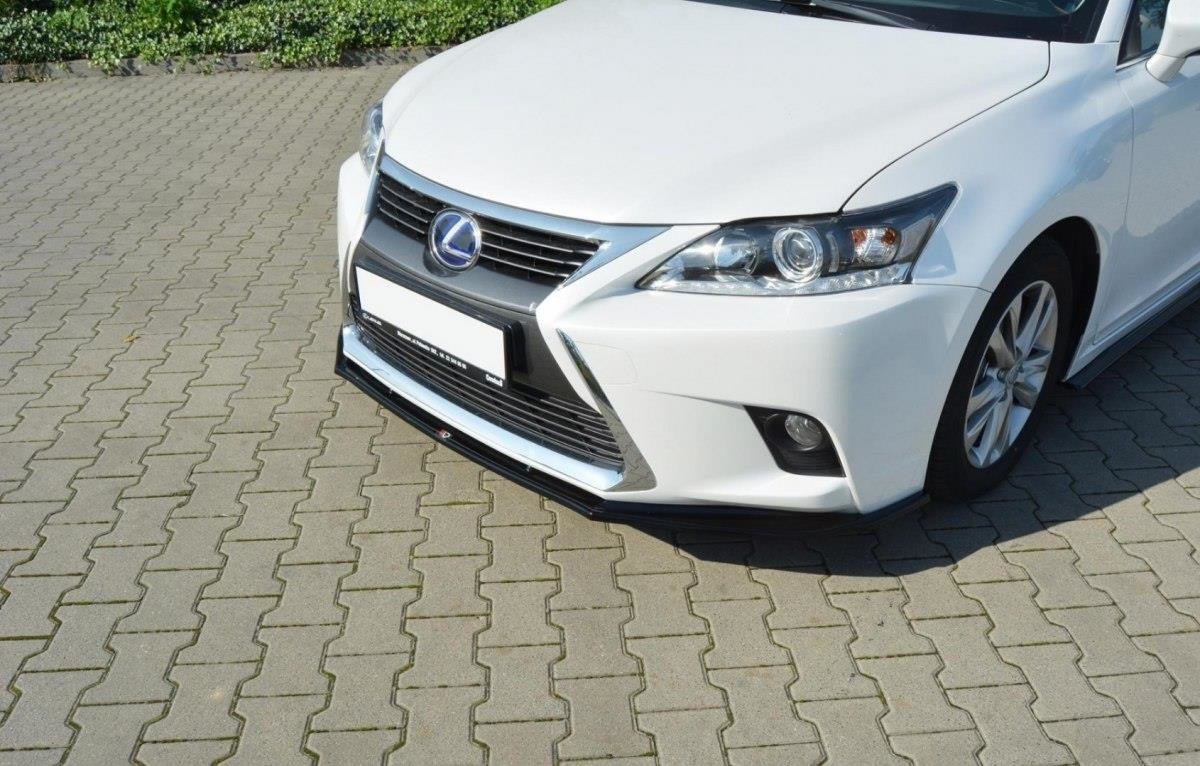 Front Ansatz V.1 für Lexus CT Mk1 Facelift schwarz Hochglanz