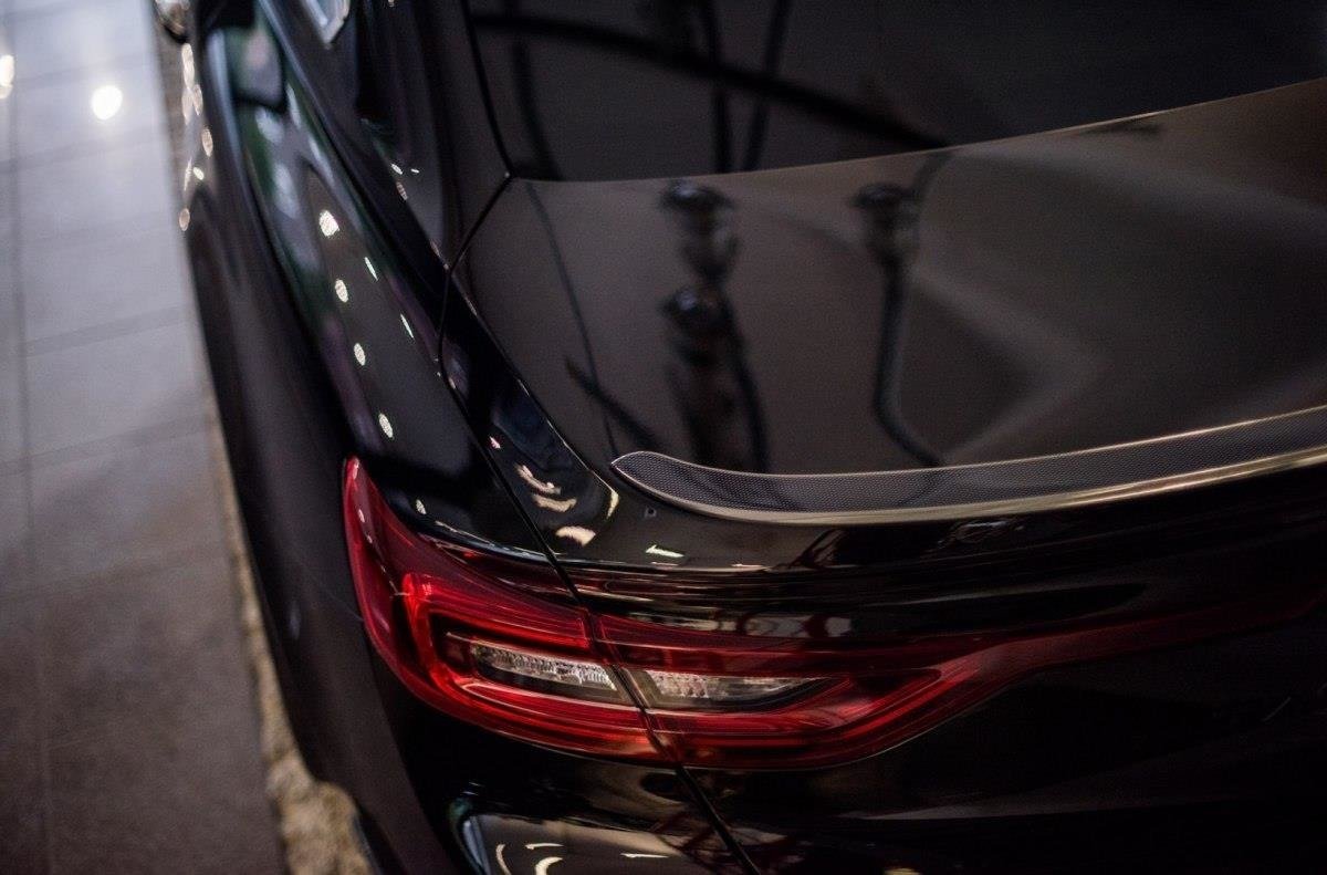 Spoiler CAP für Renault Talisman schwarz Hochglanz