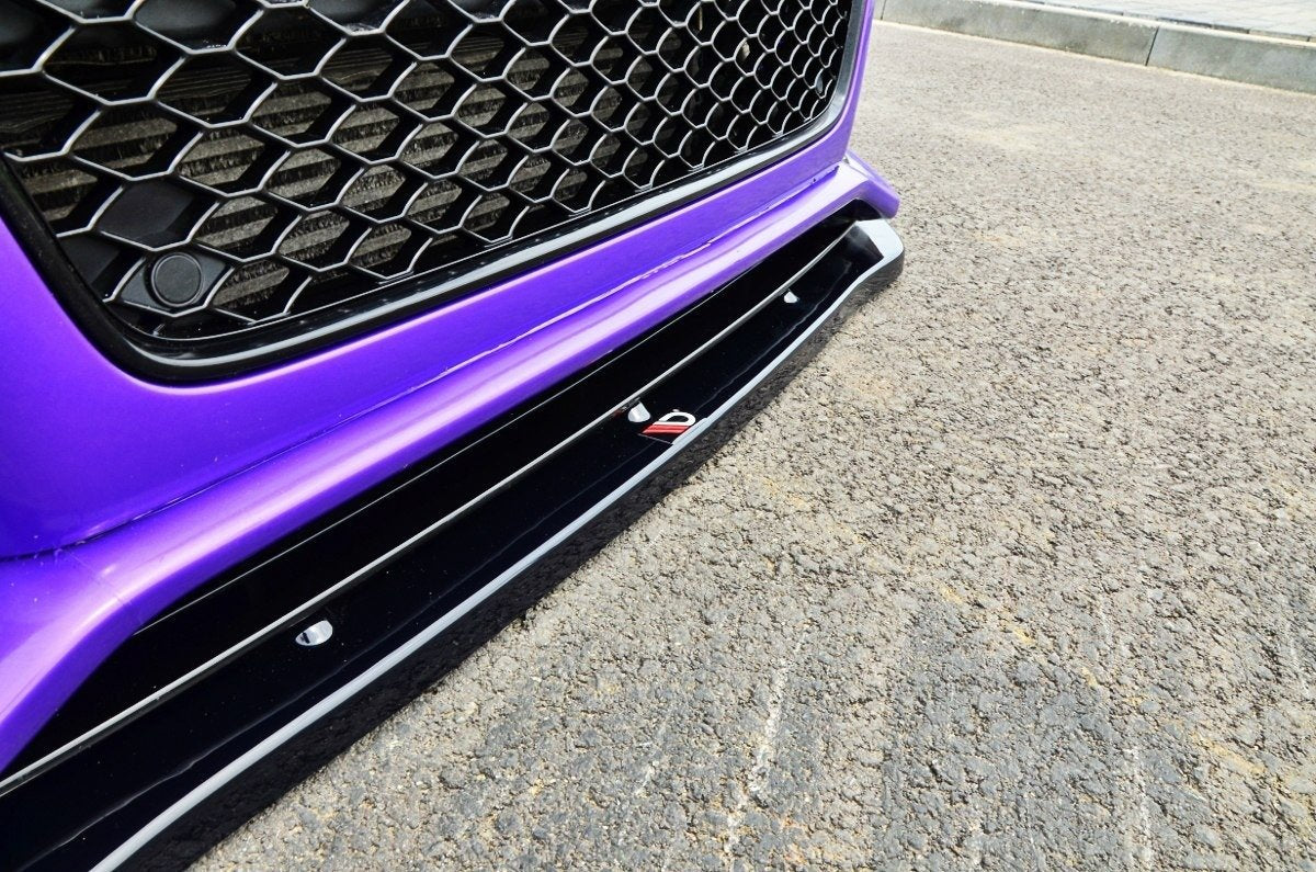 Front Ansatz für Audi RS5 8T / 8T FL schwarz Hochglanz