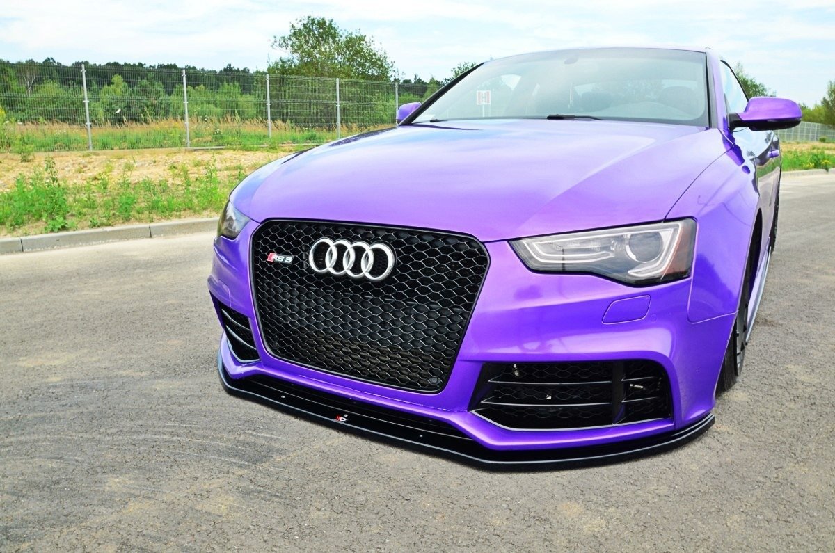 Front Ansatz für Audi RS5 8T / 8T FL schwarz Hochglanz