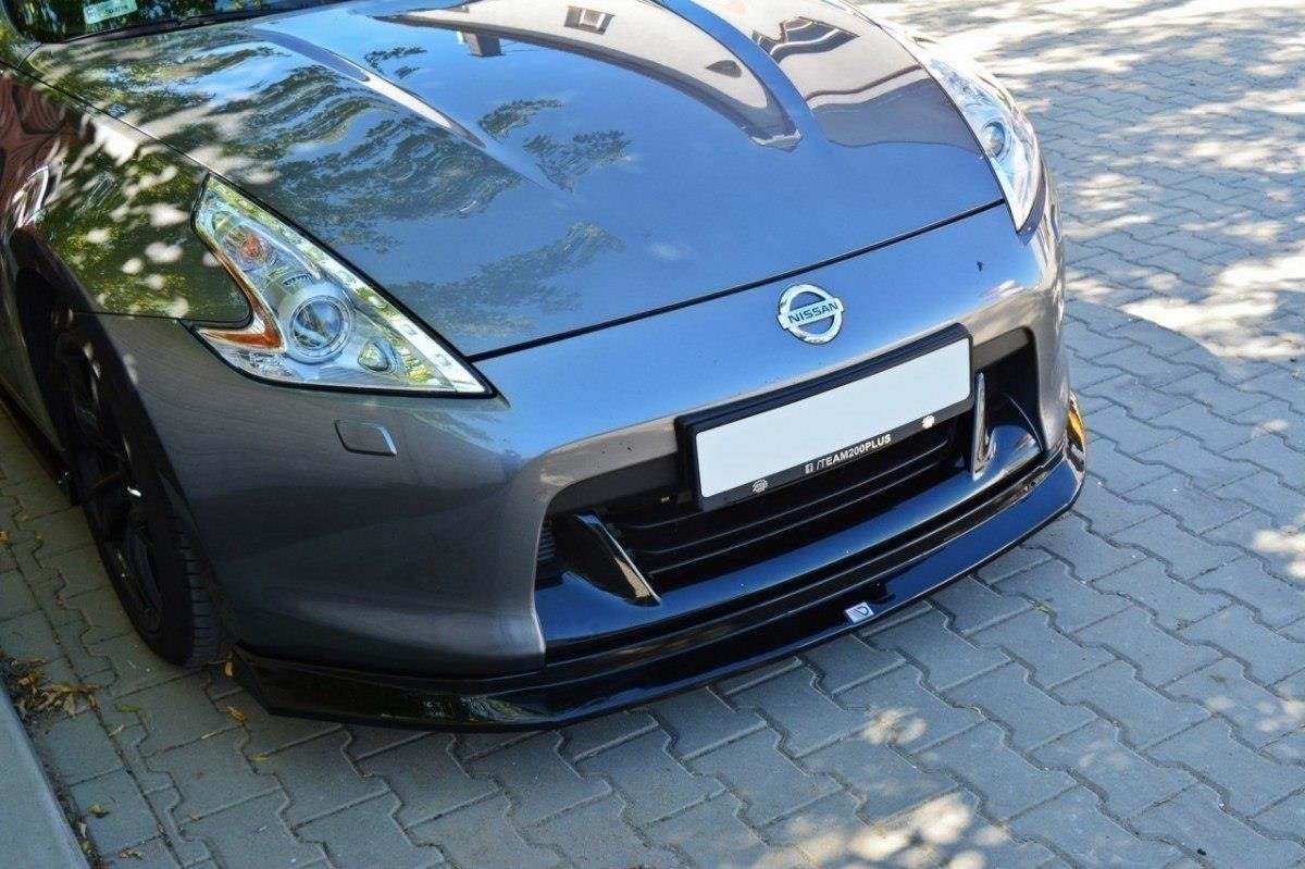 Front Ansatz für Nissan 370Z schwarz Hochglanz