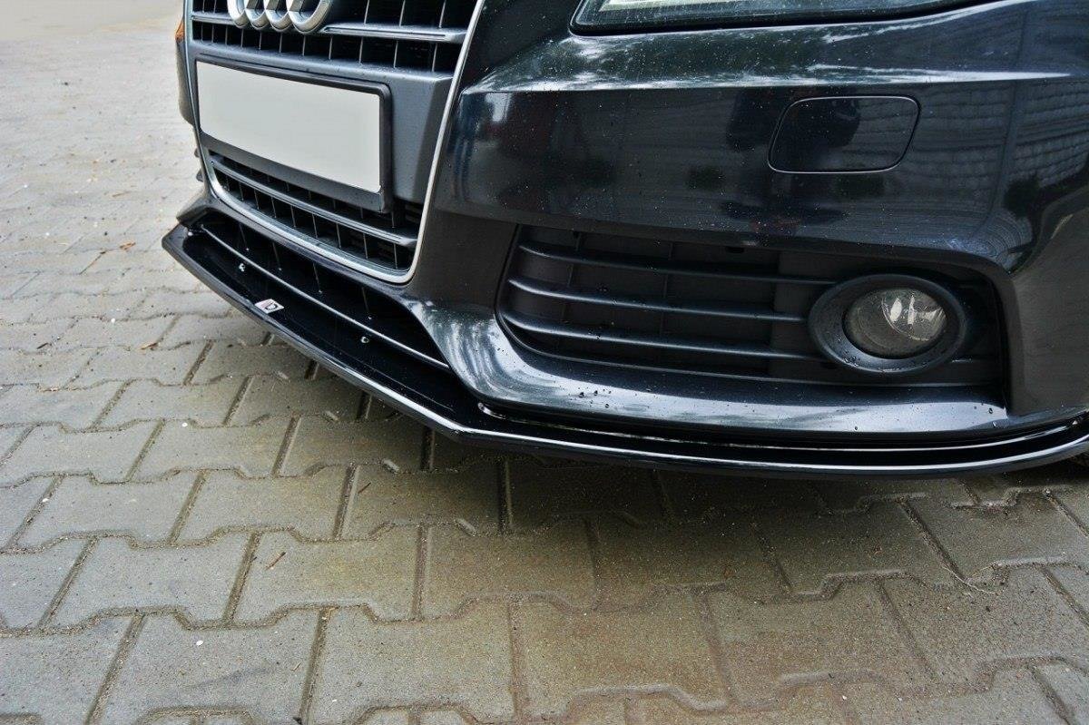 Front Diffuser V.2 Audi A4 Limousine / Avant B8 schwarz Hochglanz