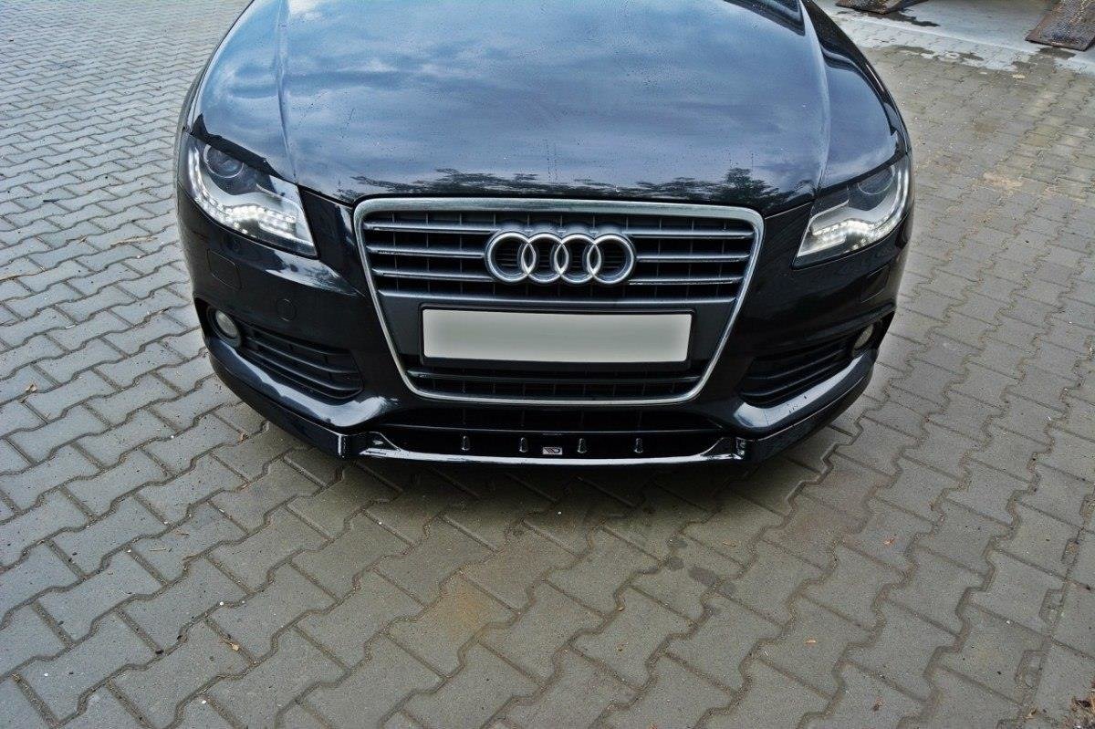 Front Diffuser V.1 Audi A4 Limousine / Avant B8 schwarz Hochglanz