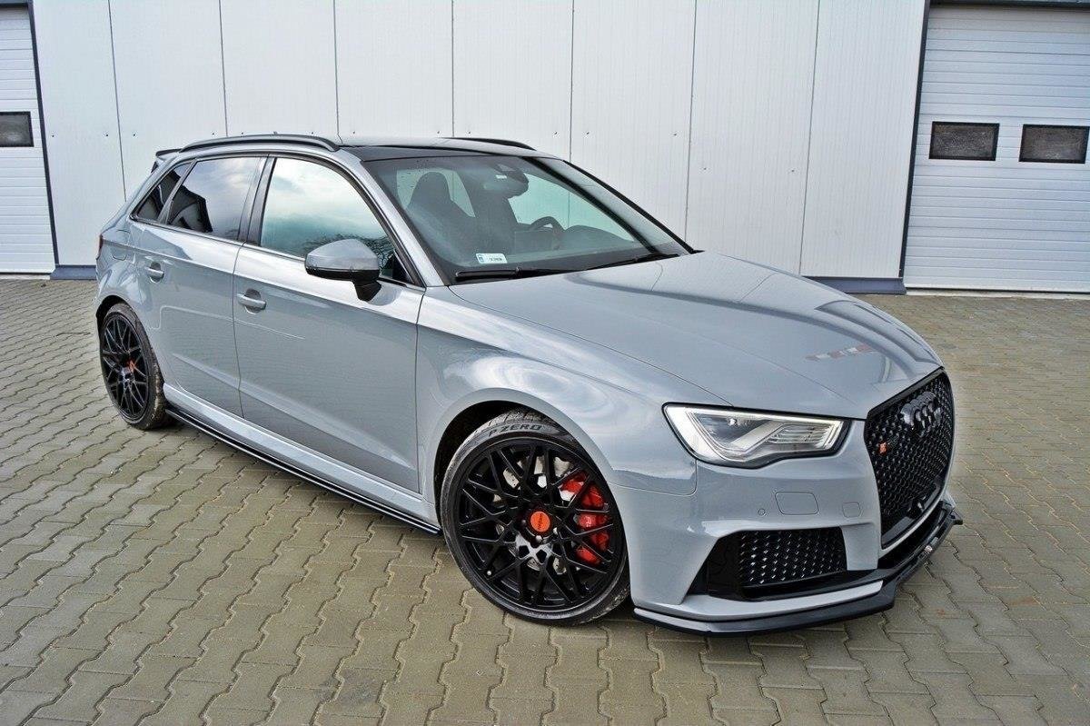 Seitenschweller Ansatz für Audi RS3 8V Sportback schwarz Hochglanz