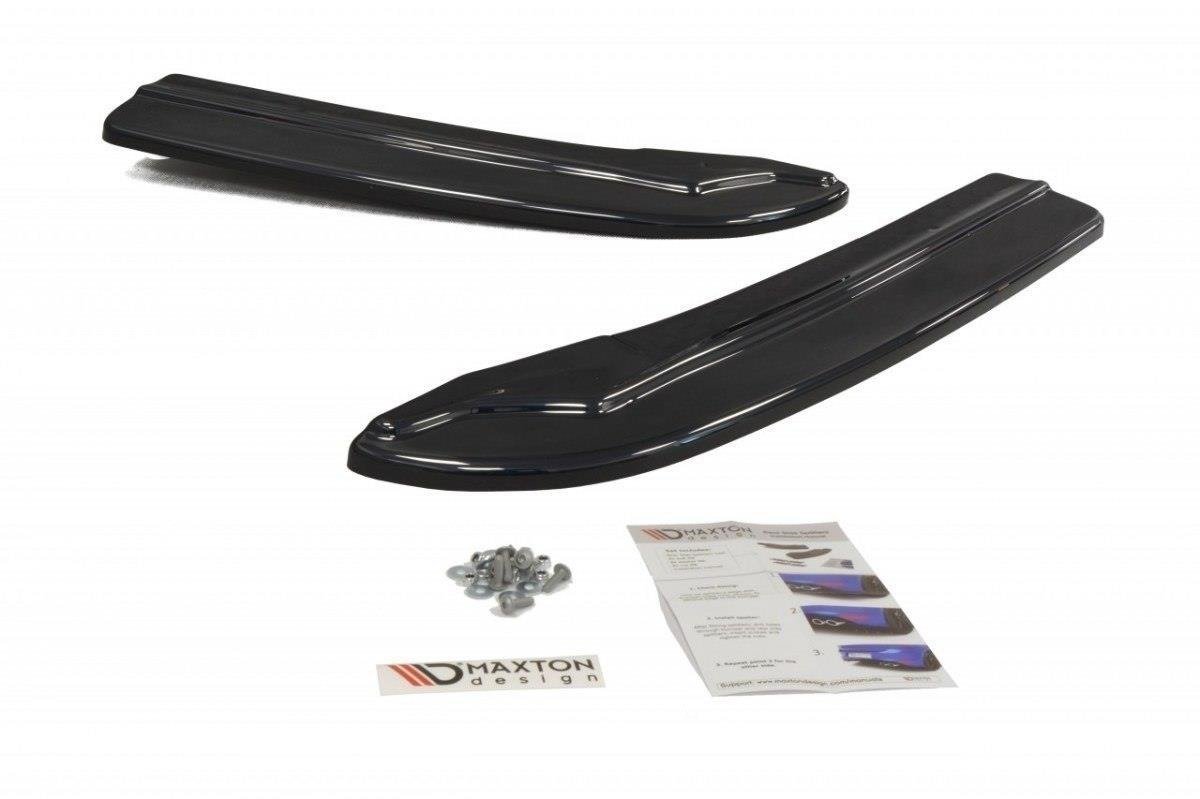 Heck Ansatz Flaps Diffusor für Mercedes-Benz C Limousine / Kombi AMG-Line W204 / S204 schwarz Hochglanz