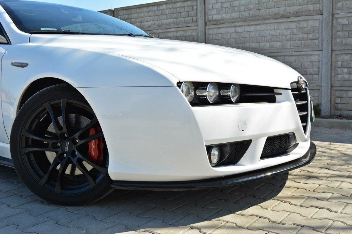 Front Ansatz für Alfa Romeo Brera schwarz Hochglanz