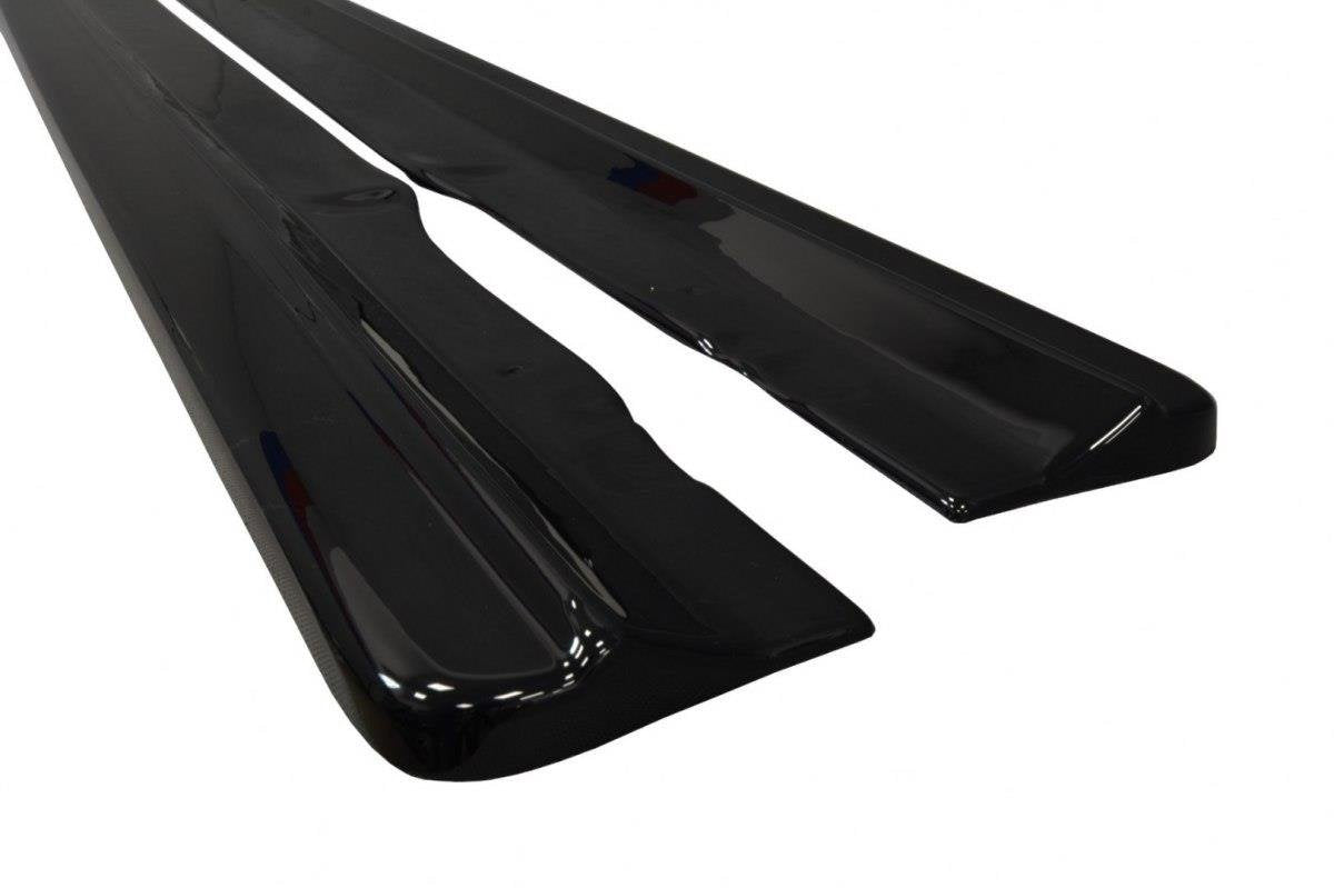 Seitenschweller Ansatz für Audi A8 D4 Carbon Look