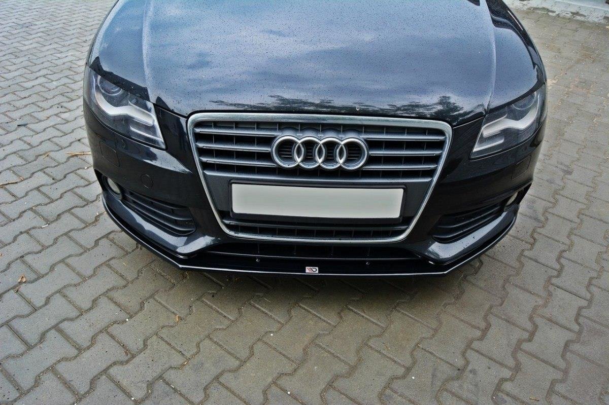 Front Diffuser V.2 Audi A4 Limousine / Avant B8 schwarz Hochglanz