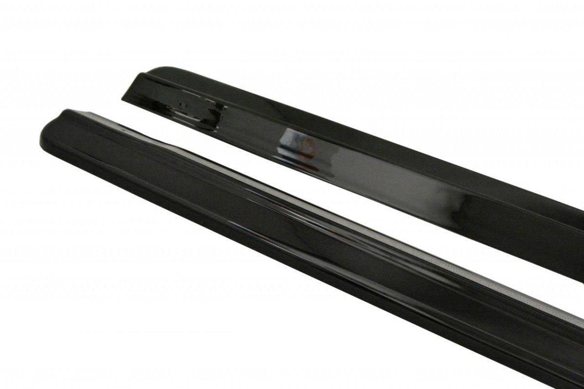 Seitenschweller Ansatz für VOLVO V50F R-DESIGN Carbon Look