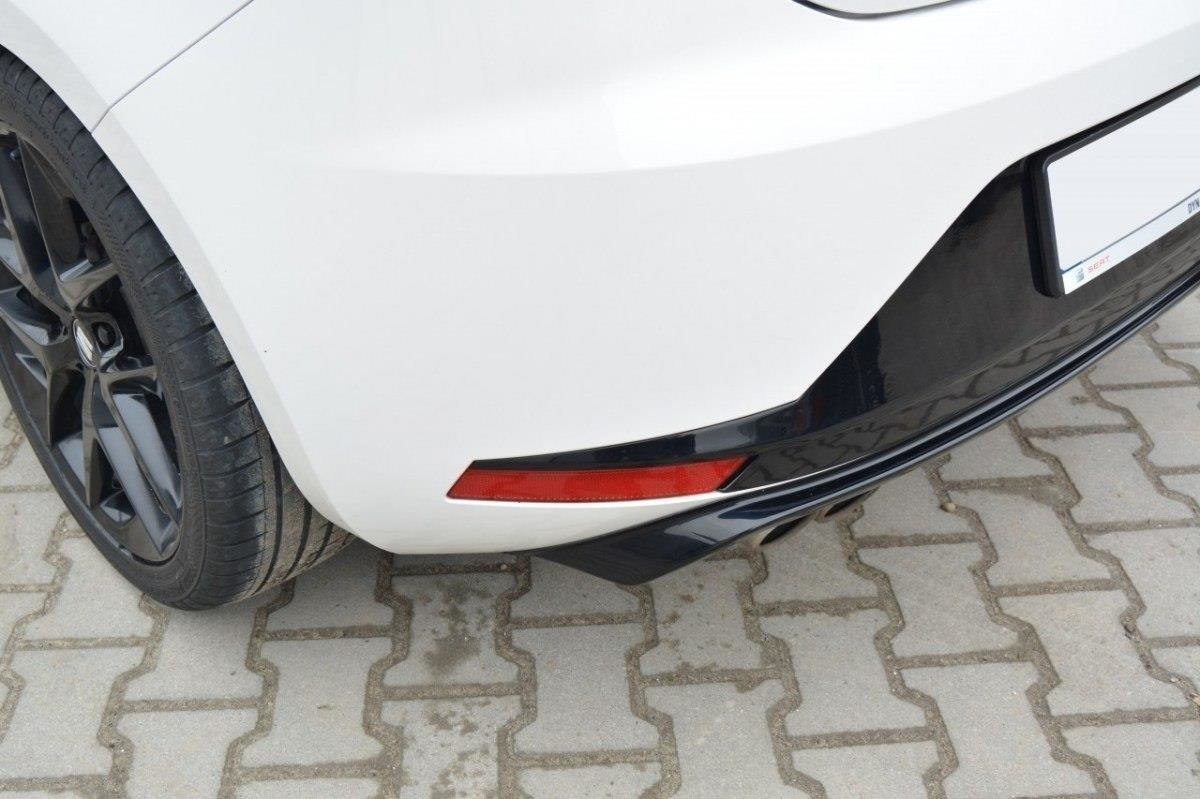 Diffusor Heck Ansatz für SEAT LEON III FR schwarz Hochglanz