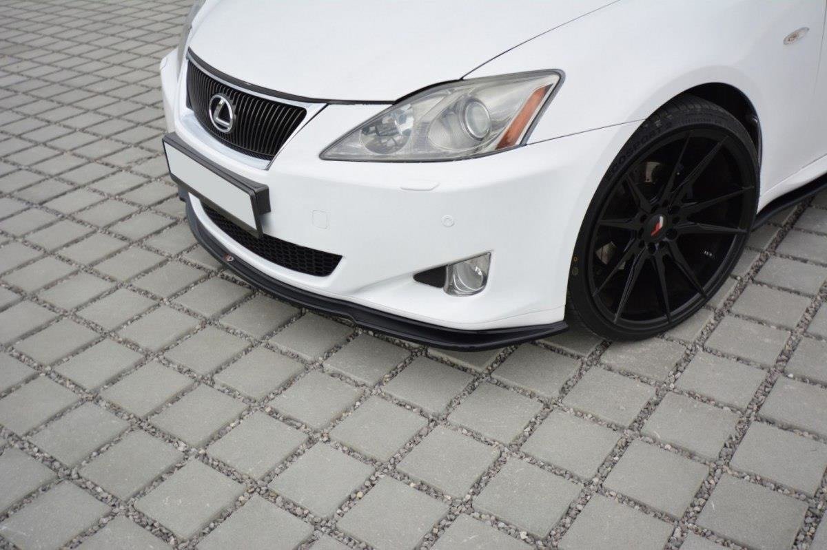 Front Ansatz V.1 für Lexus IS Mk2 schwarz Hochglanz