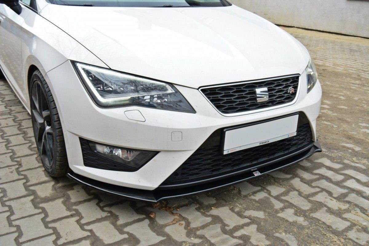 Front Ansatz für SEAT LEON III CUPRA / FR schwarz Hochglanz