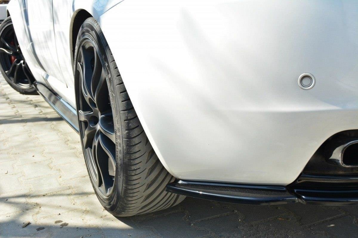 Heck Ansatz Flaps Diffusor für Alfa Romeo Brera schwarz matt