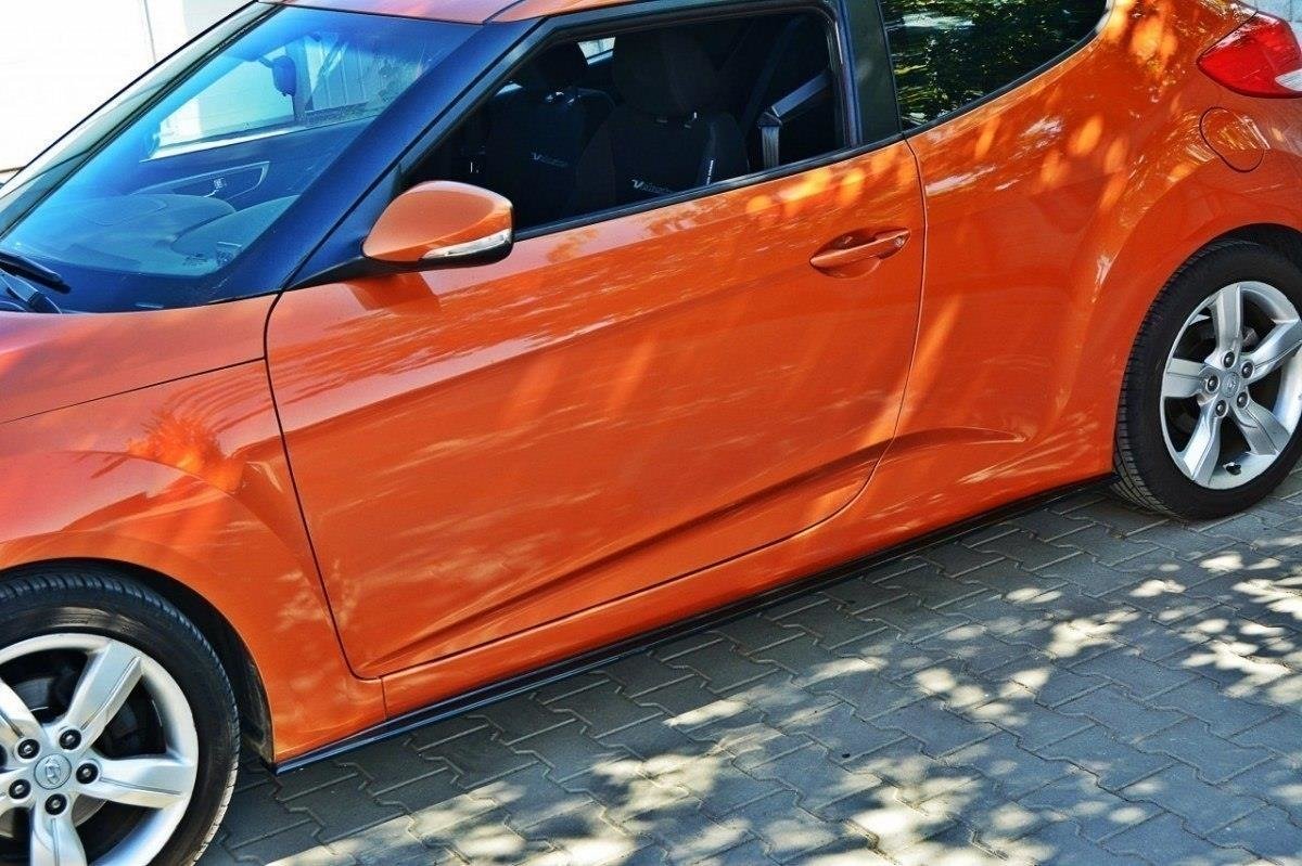 Dokładki Progów Hyundai Veloster schwarz Hochglanz
