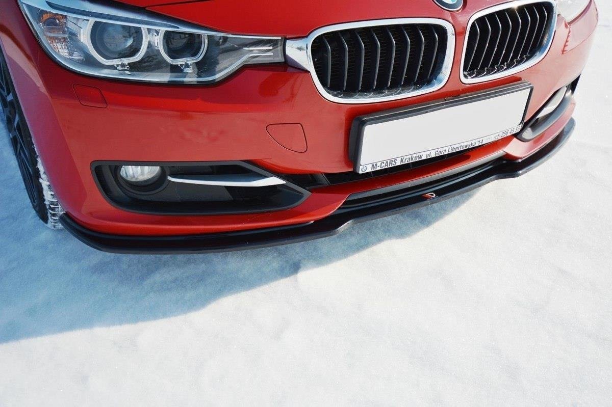 Front Ansatz V.1 für BMW 3er F30 schwarz Hochglanz