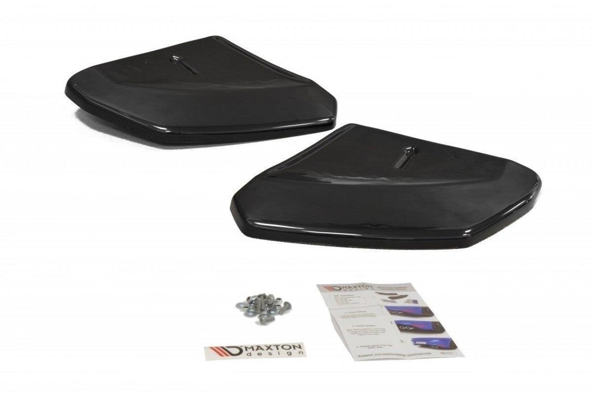 Heck Ansatz Flaps Diffusor für Audi R8 Mk.2 schwarz Hochglanz