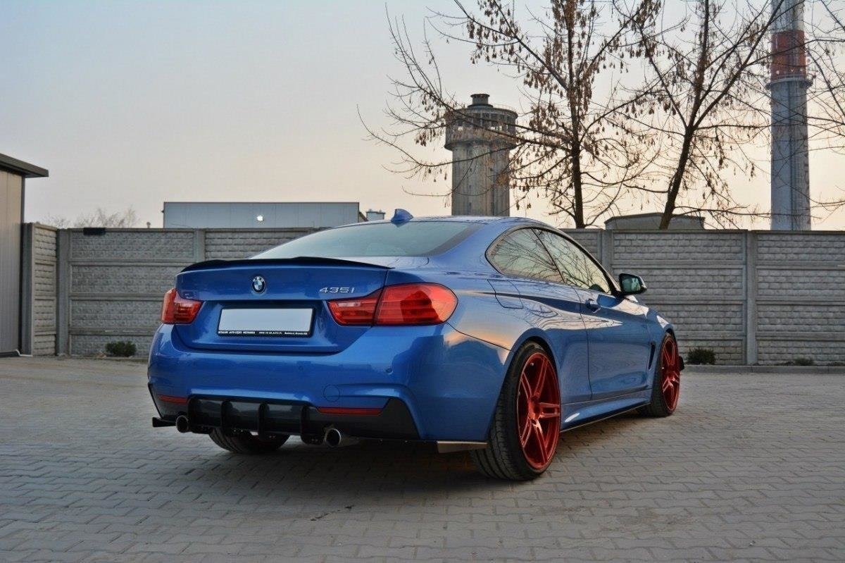Diffusor Heck Ansatz für Heckschürze für & Heck Ansatz Flaps Diffusor für BMW 4er Coupe / Gran Coupe / Cabrio M-Paket F32 / F36 / F33