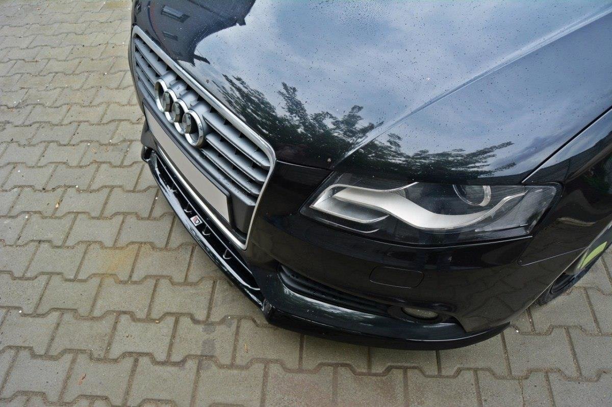 Front Diffuser V.1 Audi A4 Limousine / Avant B8 schwarz Hochglanz