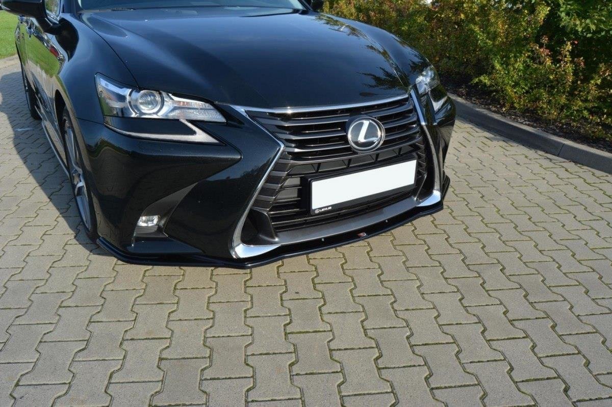 Front Ansatz V.1 für Lexus GS Mk4 Facelift schwarz Hochglanz
