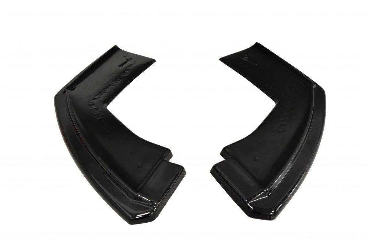Heck Ansatz Flaps Diffusor für BMW X6 F16 M Paket schwarz matt