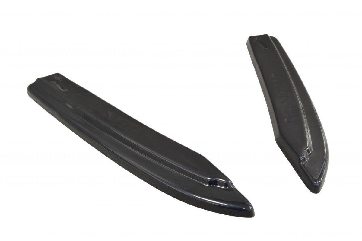 Heck Ansatz Flaps Diffusor für Audi S8 D4 FL schwarz Hochglanz
