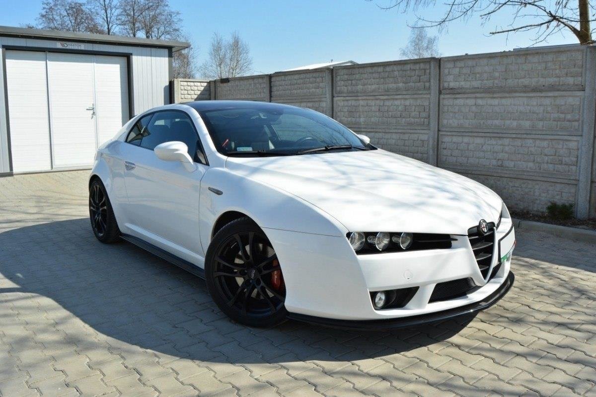 Seitenschweller Ansatz für Alfa Romeo Brera schwarz Hochglanz