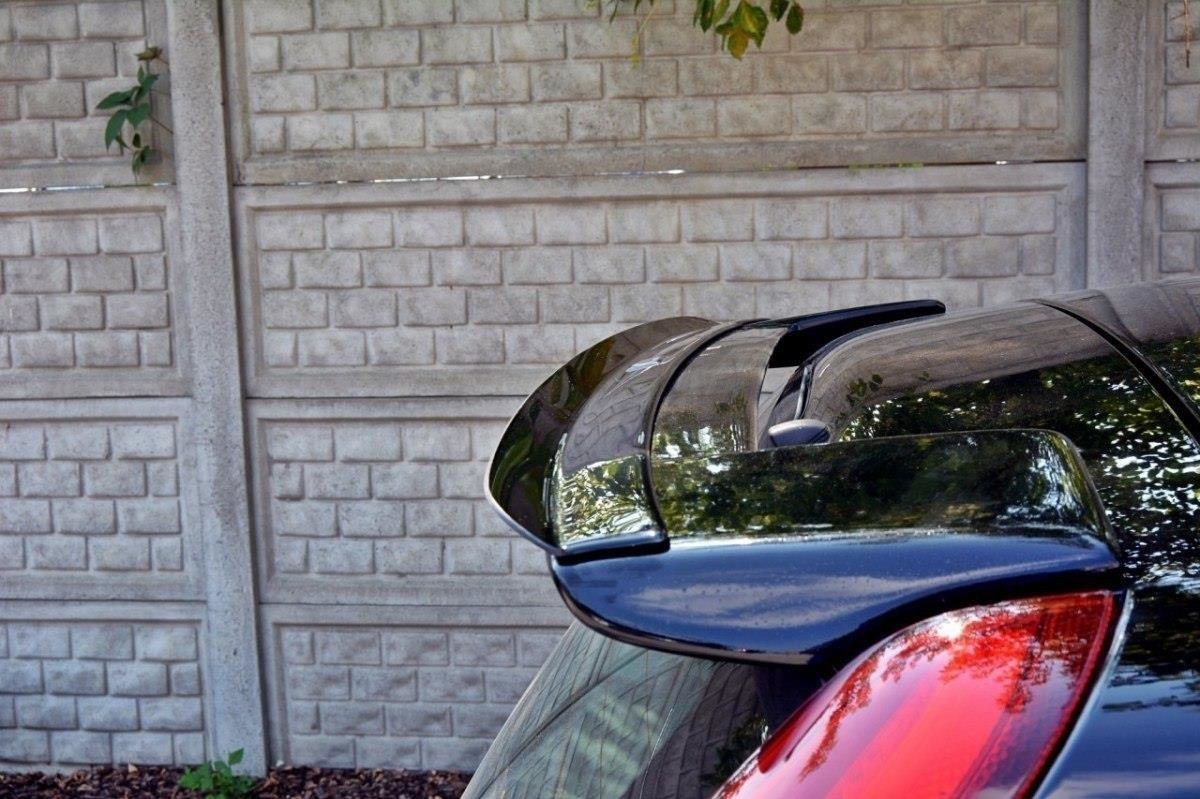 Spoiler CAP für VOLVO V50F R-DESIGN schwarz Hochglanz