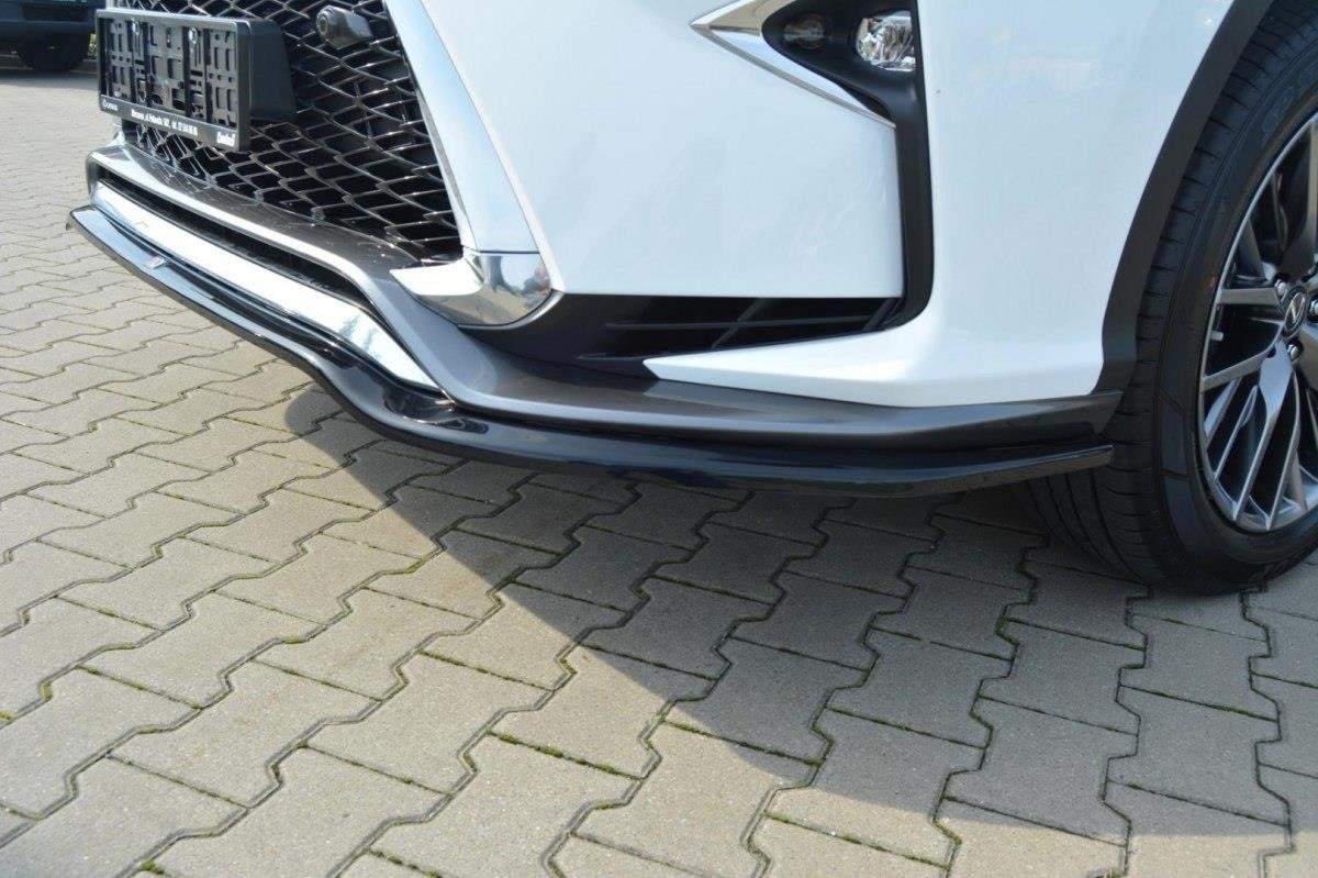 Front Ansatz V.1 für Lexus RX Mk4 F-Sport schwarz Hochglanz