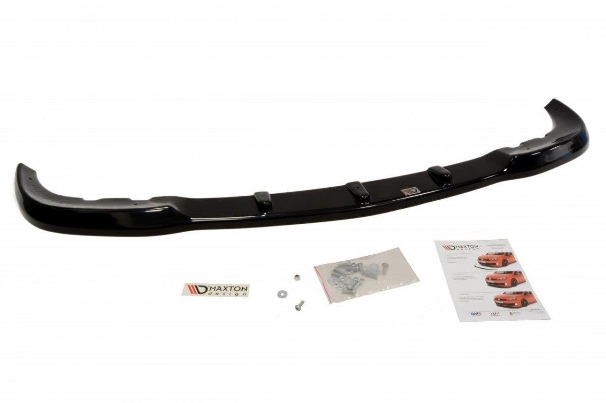 Front Ansatz für MERCEDES CLK W209 FÜR AMG schwarz Hochglanz