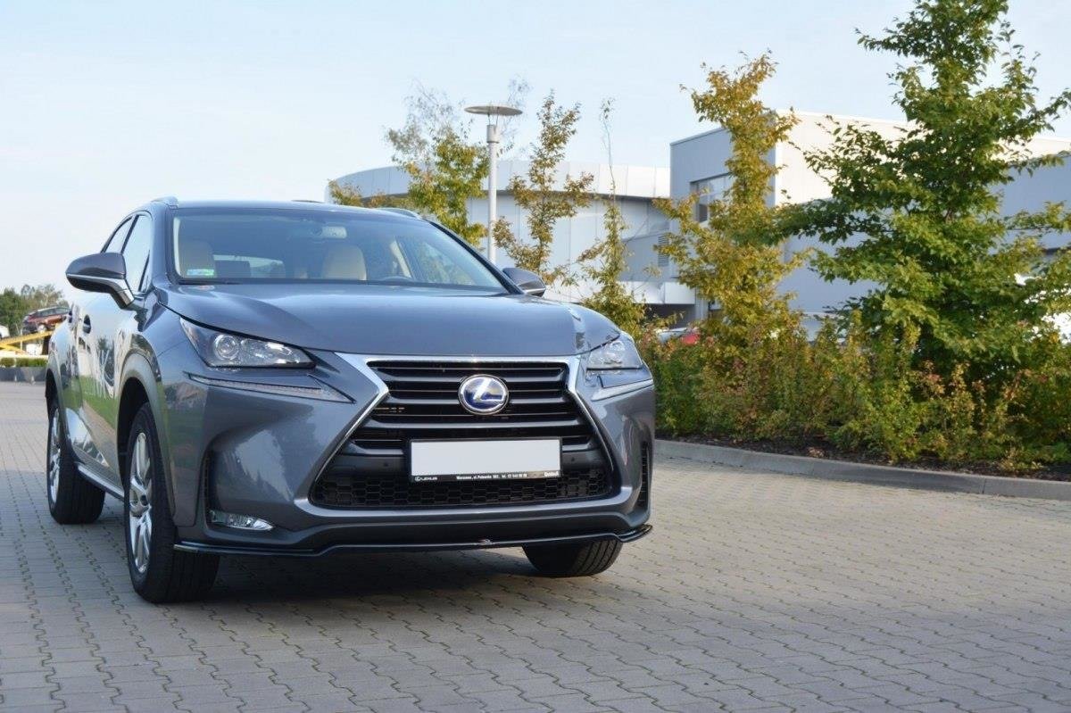 Front Ansatz V.1 für Lexus NX Mk1 schwarz Hochglanz