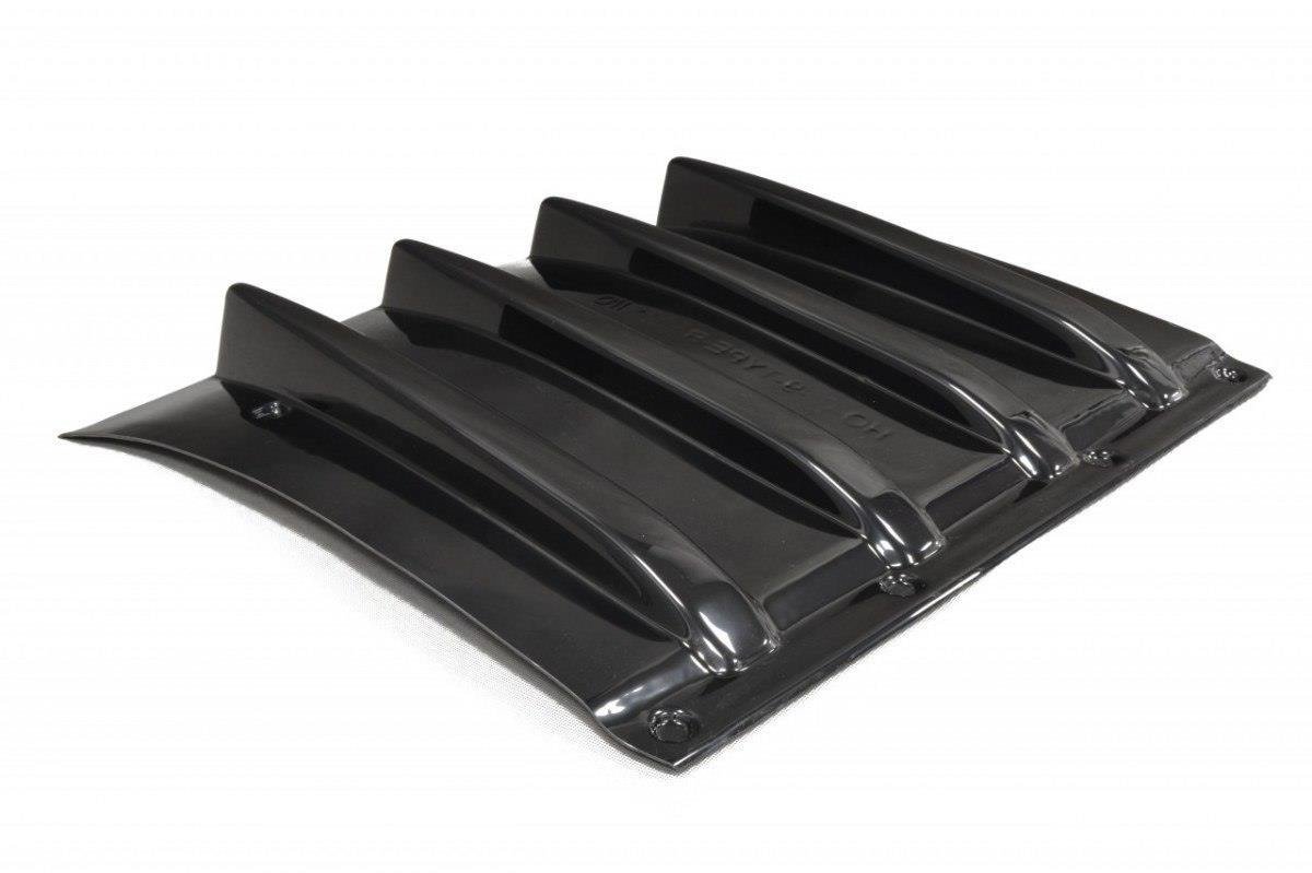 Diffusor Heck Ansatz für HONDA CIVIC IX TYPE R schwarz Hochglanz