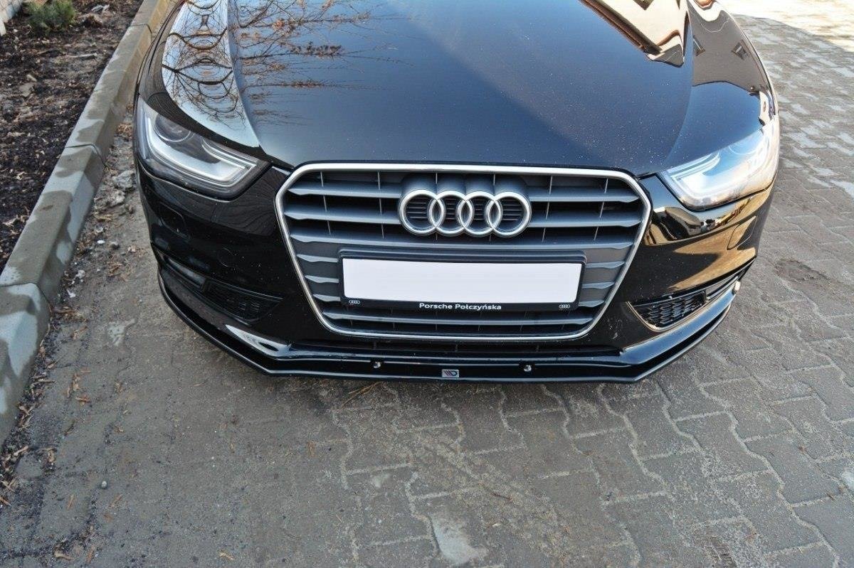 Front Diffuser V.1 Audi A4 B8 FL schwarz Hochglanz