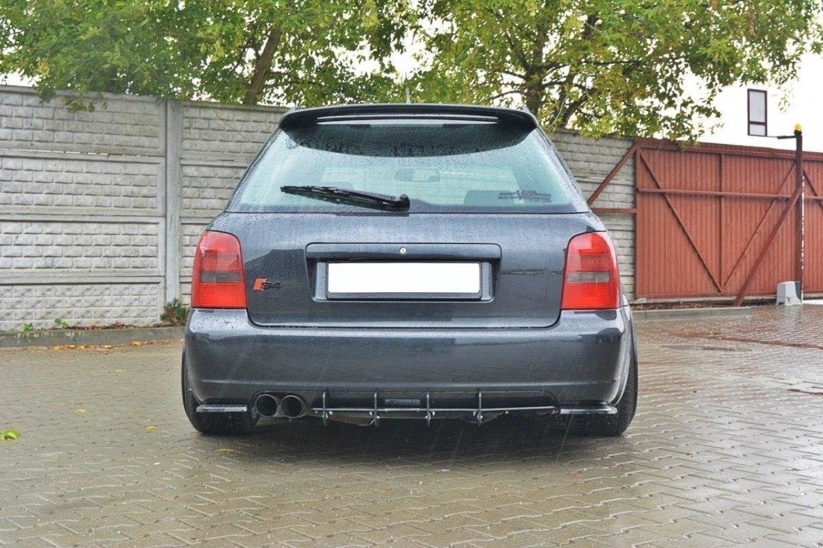 Diffusor Heck Ansatz für Heckschürze für AUDI S4 B5 Avant