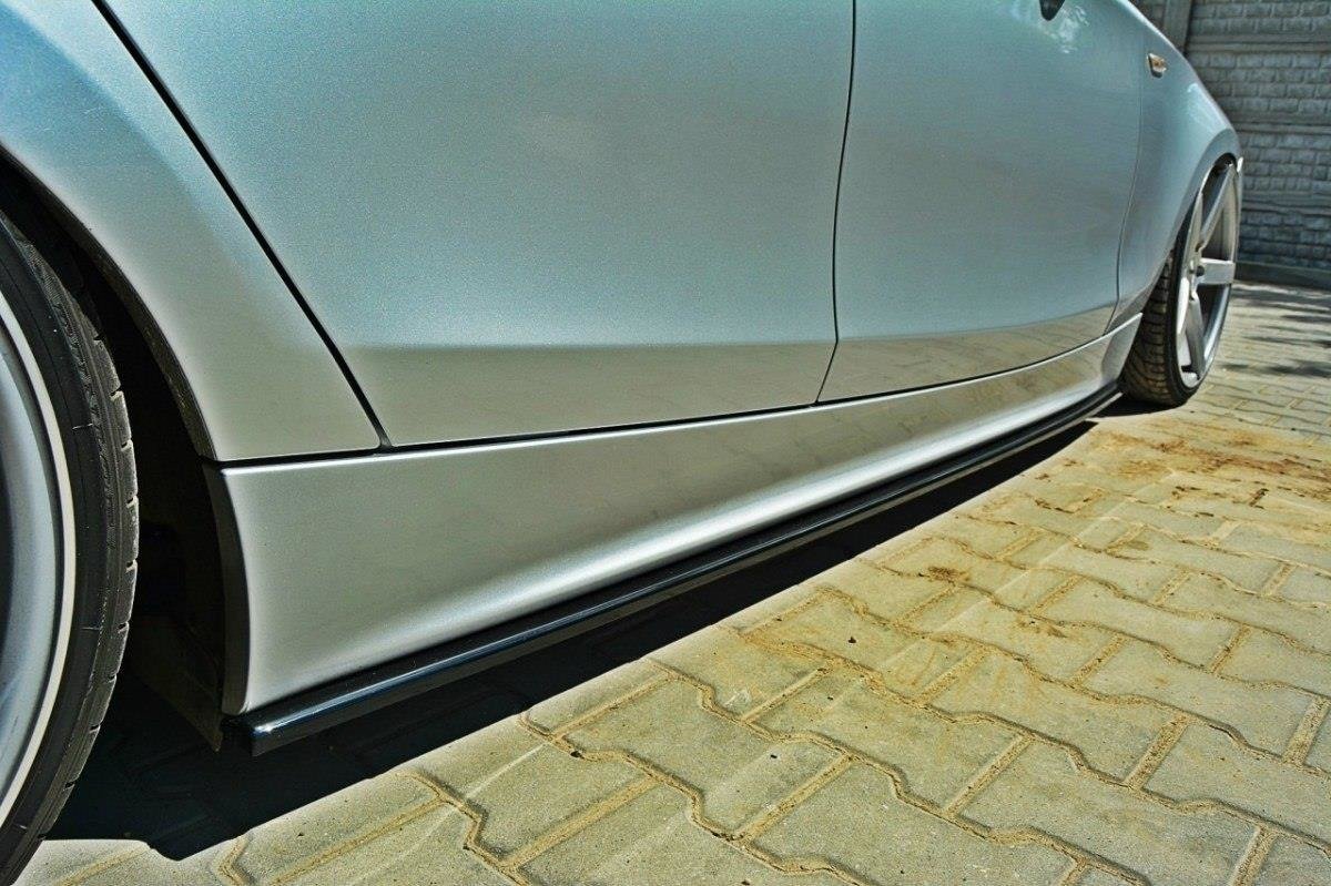 Seitenschweller Ansatz für BMW 1er E87 schwarz Hochglanz