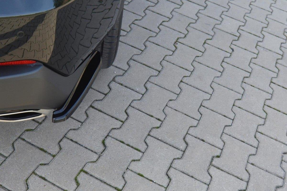 Heck Ansatz Flaps Diffusor für Lexus NX Mk1 T schwarz Hochglanz