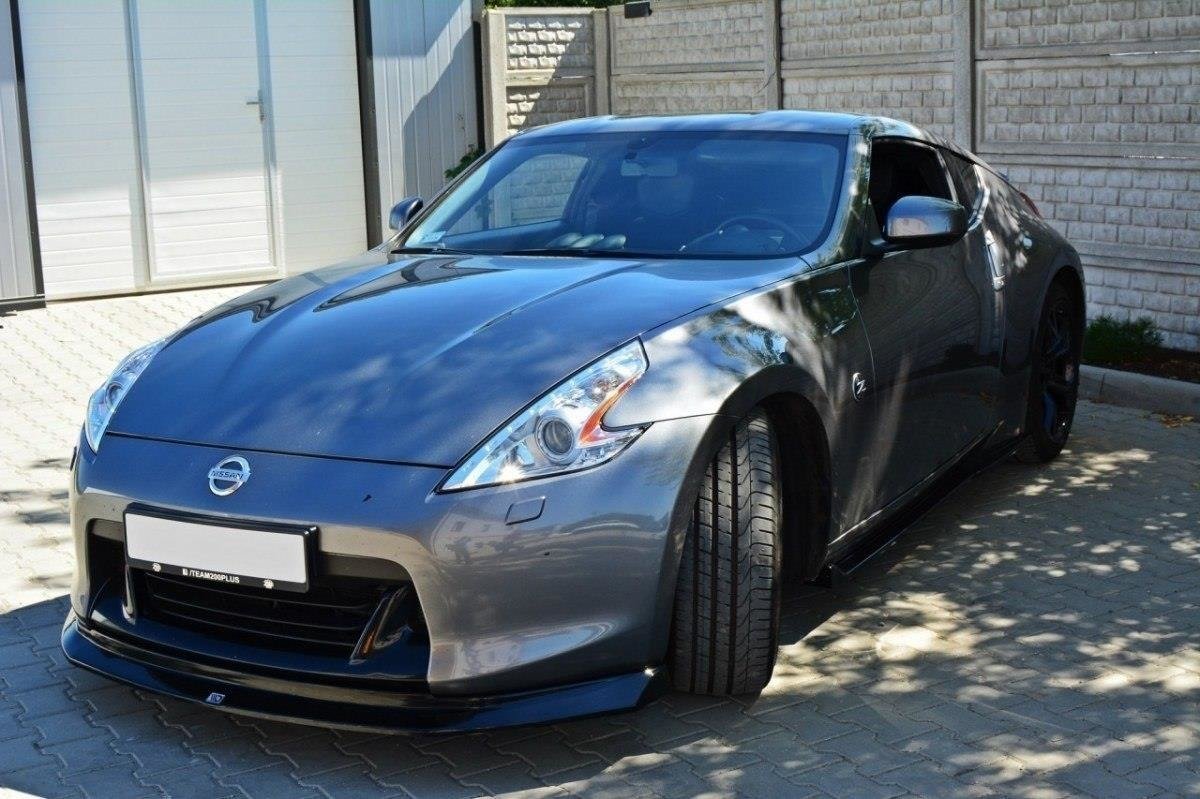 Front Ansatz für Nissan 370Z schwarz Hochglanz