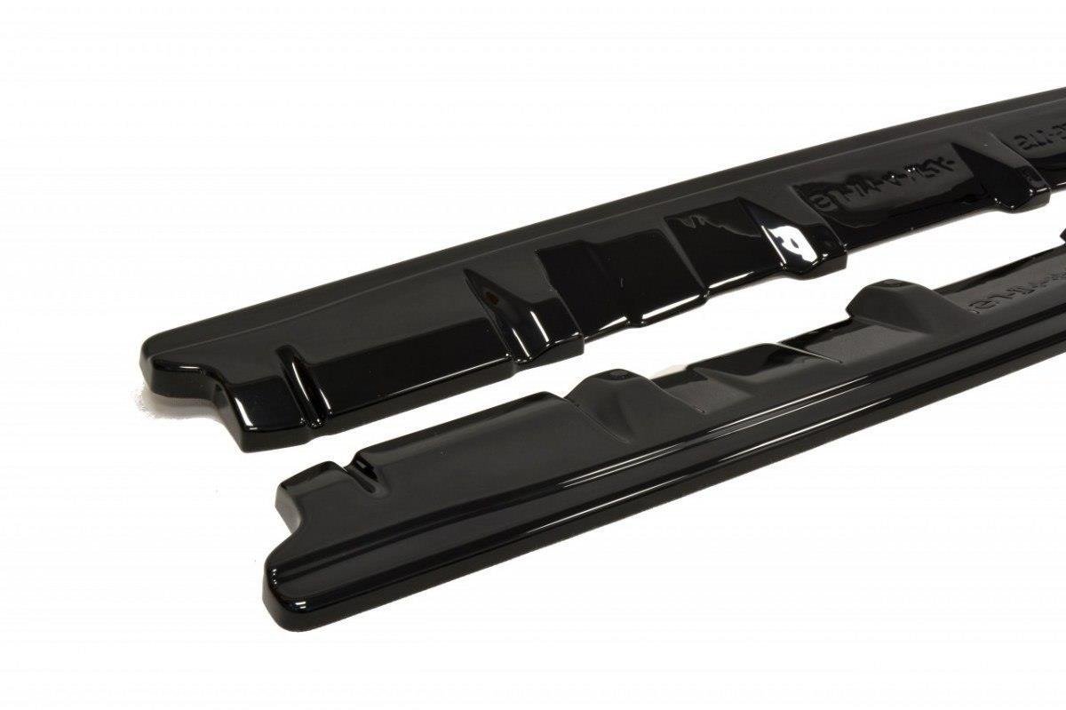 Seitenschweller Ansatz für V.1 für SUBARU WRX STI schwarz Hochglanz