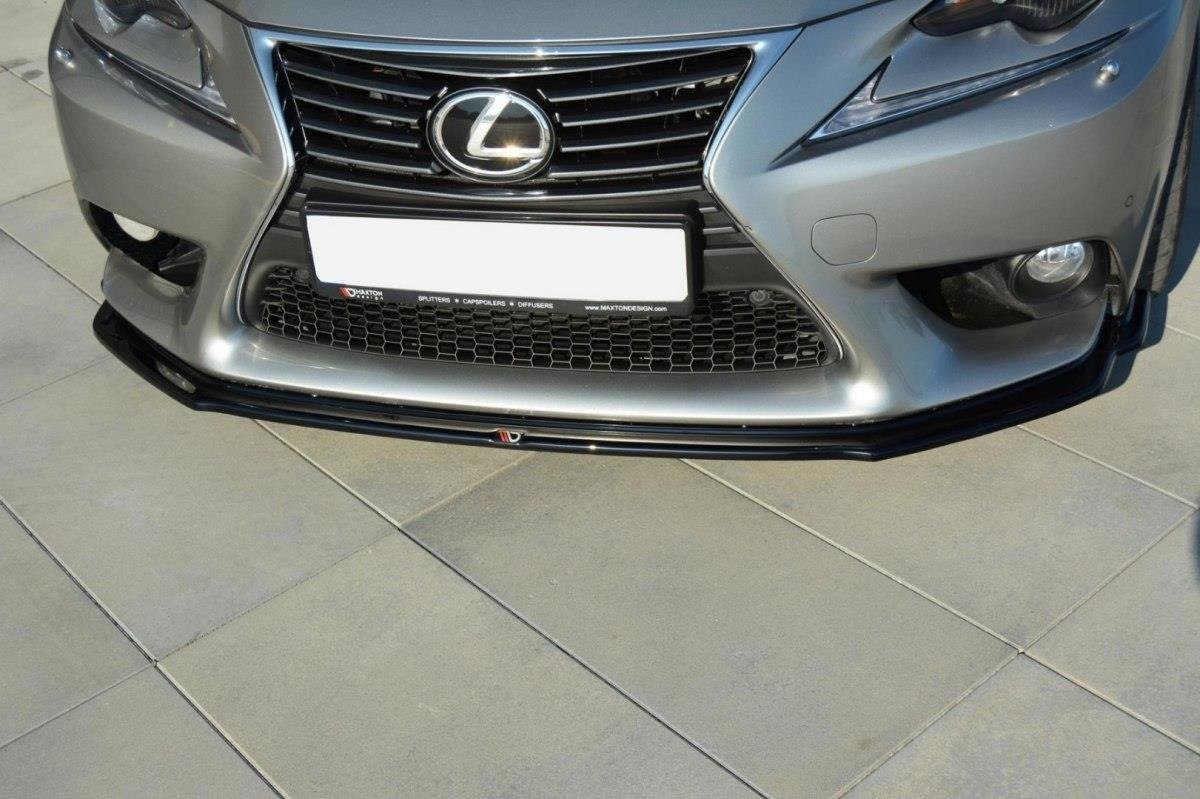 Front Ansatz V.1 für Lexus IS Mk3 schwarz Hochglanz