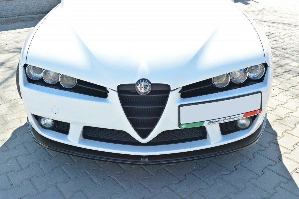 Front Ansatz für Alfa Romeo Brera schwarz Hochglanz