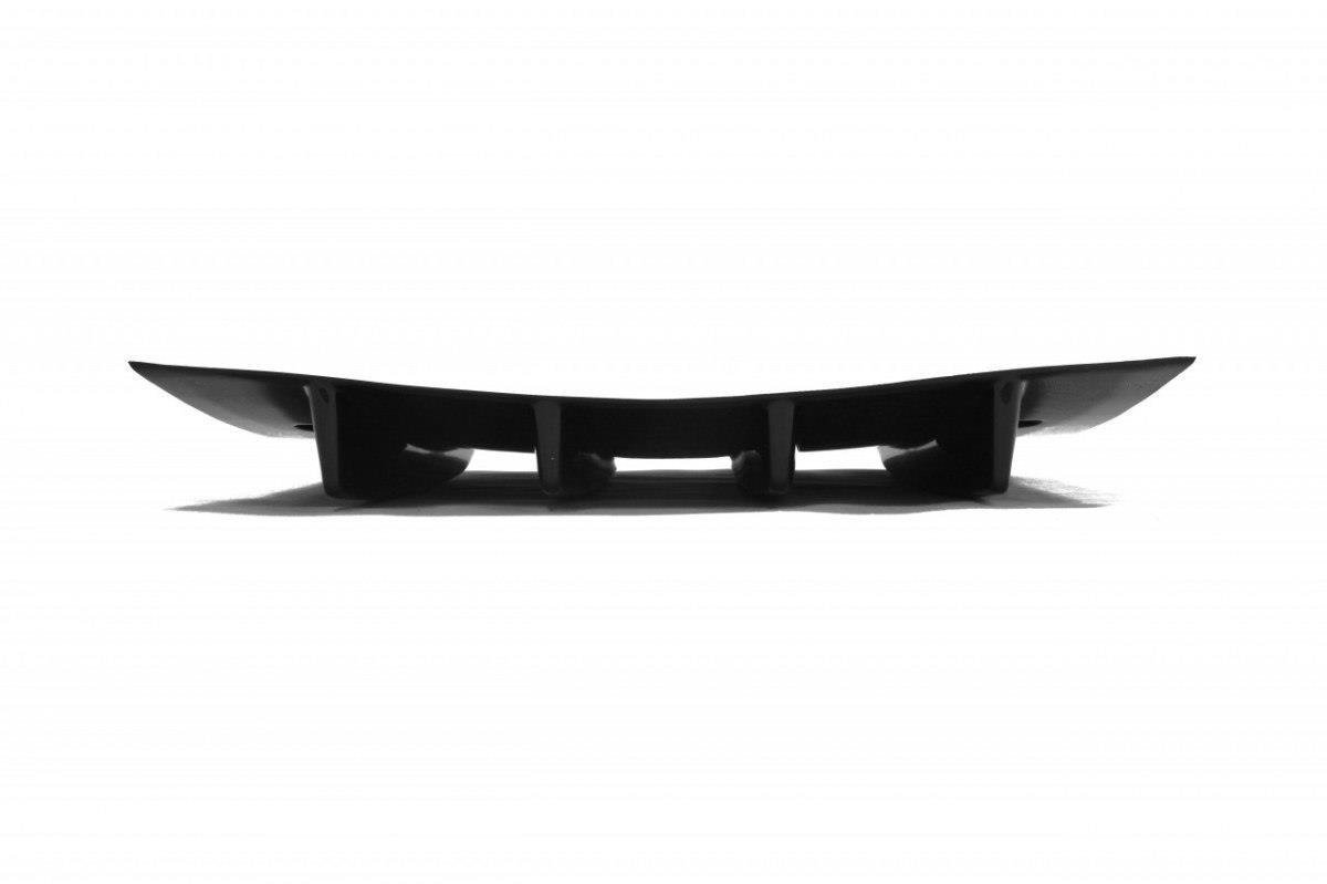 Diffusor Heck Ansatz für HONDA CIVIC IX TYPE R schwarz Hochglanz