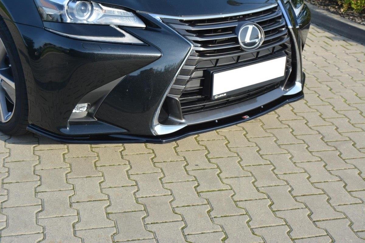 Front Ansatz V.1 für Lexus GS Mk4 Facelift schwarz Hochglanz