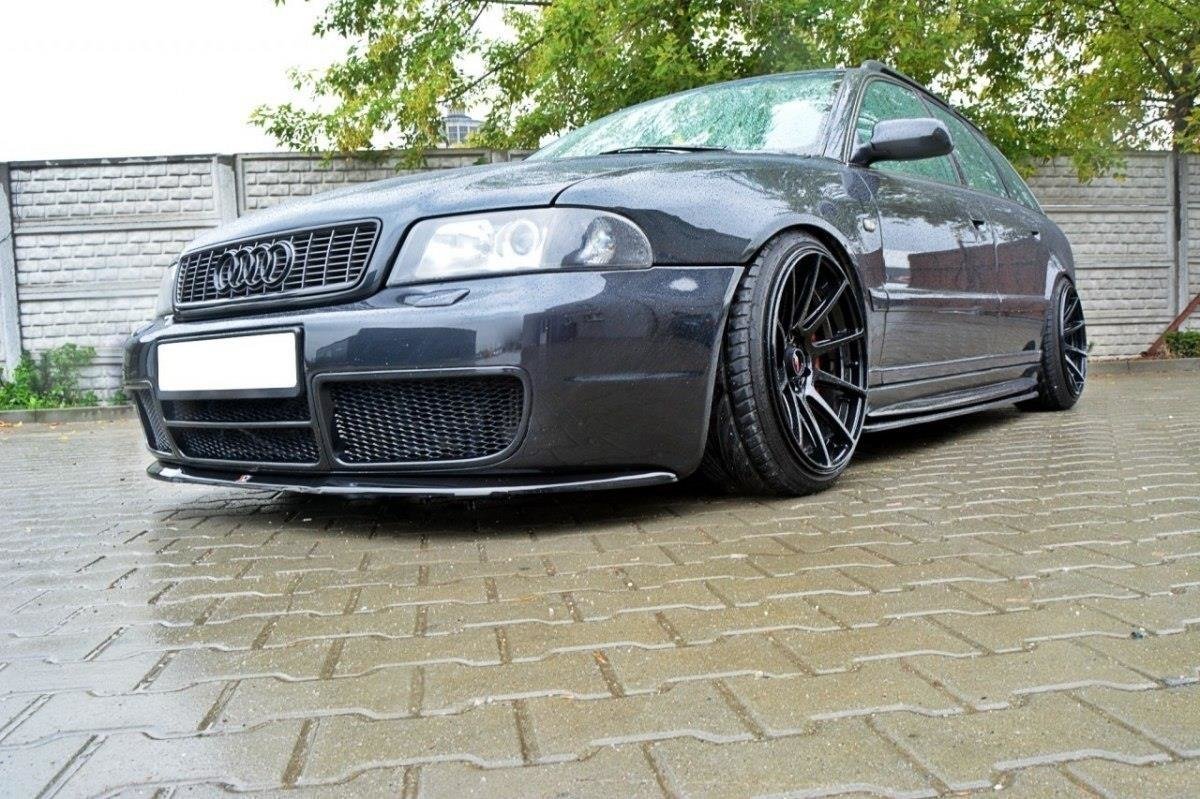 Front Ansatz für AUDI S4 B5 schwarz Hochglanz