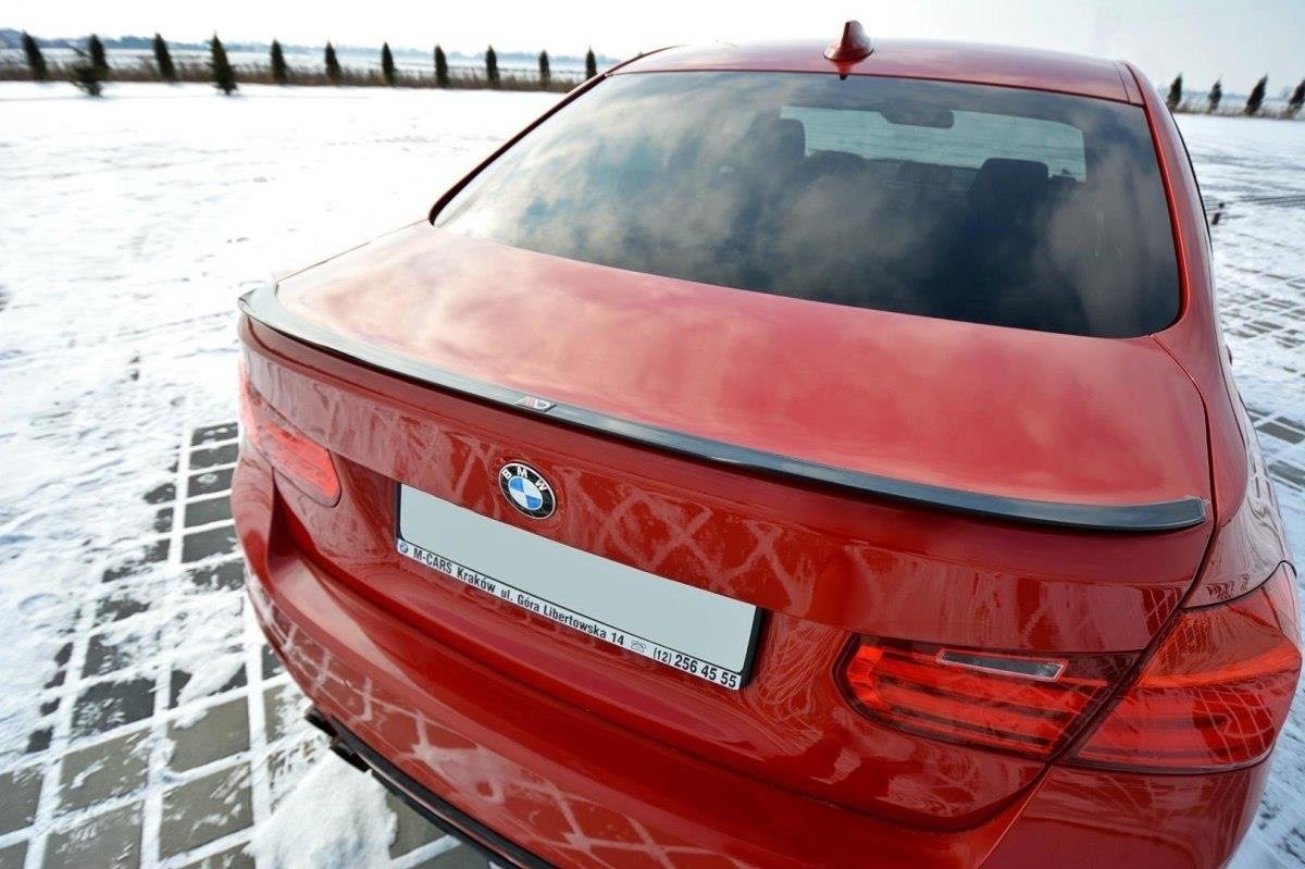 Spoiler CAP für BMW 3er F30 schwarz Hochglanz