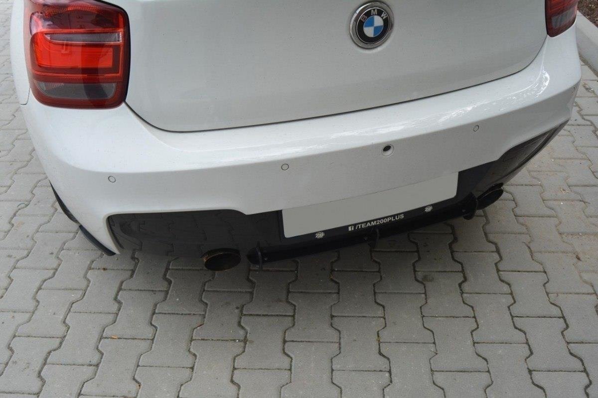BMW 1er F20/F21 M-POWER Diffusor Heck Ansatz für Heckschürze für & Heck Ansatz Flaps Diffusor für (vor Facelift)