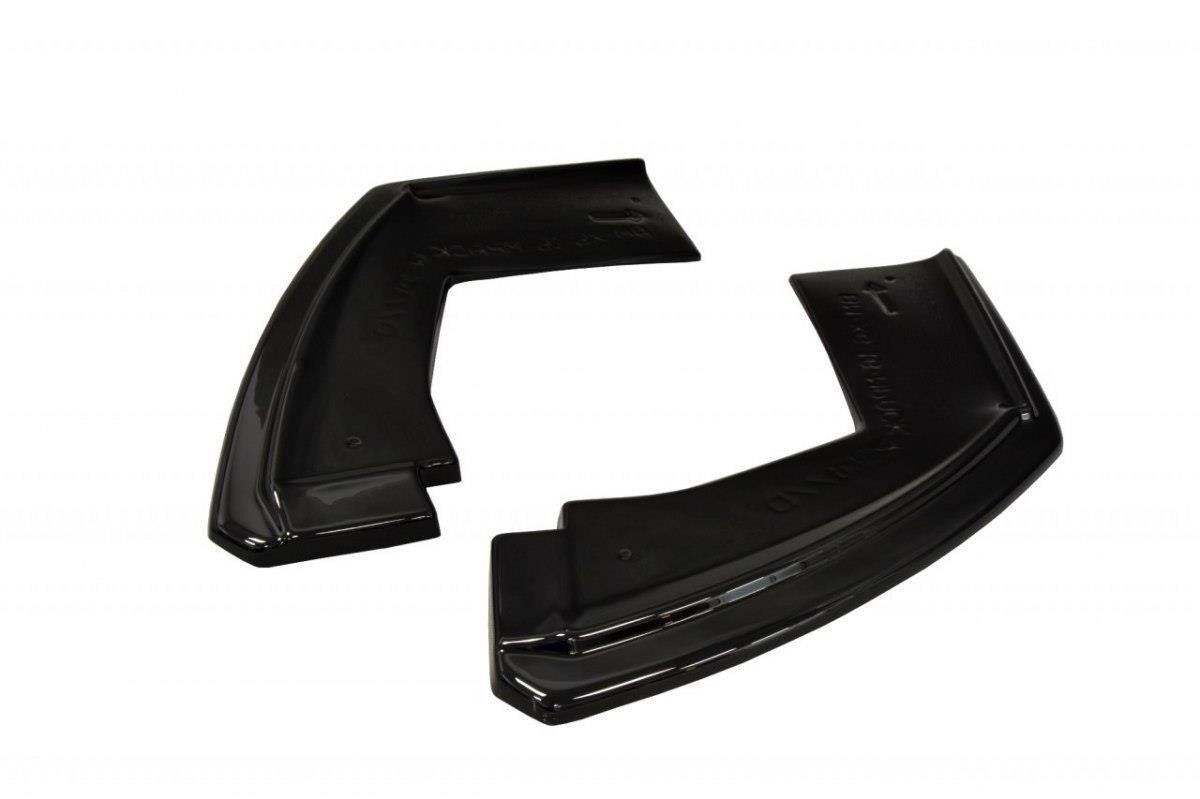 Heck Ansatz Flaps Diffusor für BMW X6 F16 M Paket schwarz matt