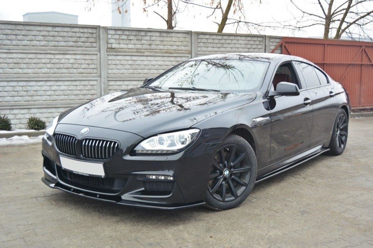 Front Ansatz für BMW 6er Gran Coupé M Paket schwarz Hochglanz