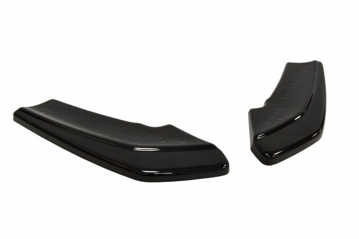 Heck Ansatz Flaps Diffusor für BMW X4 M Paket Carbon Look