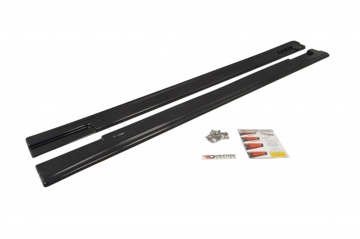 Seitenschweller Ansatz für HONDA ACCORD VII TYPE-S schwarz Hochglanz